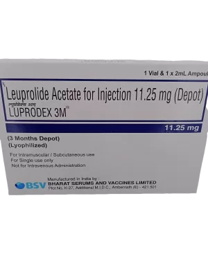 LUPRODEX 3M 11.25 MG - 1 VAIL AND 1 AMPOULE OF 2ML