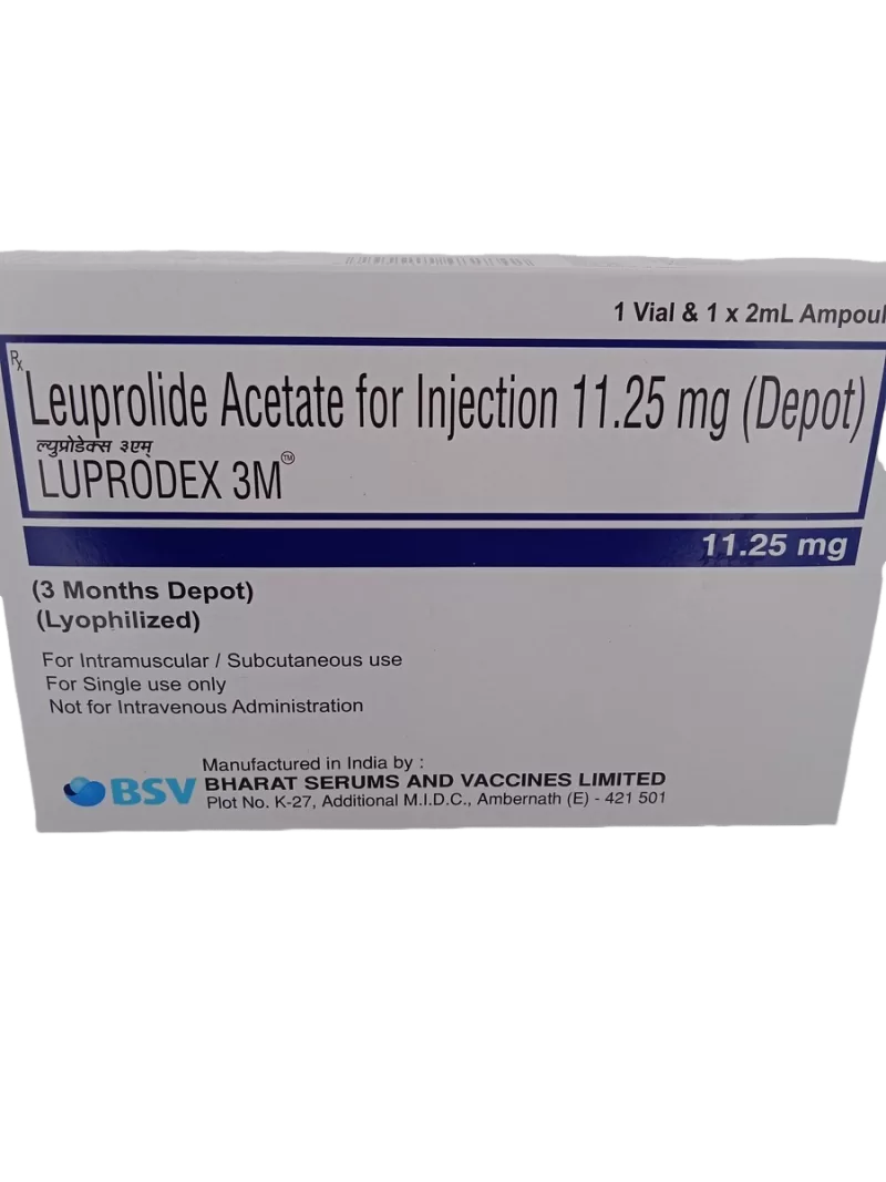 LUPRODEX 3M 11.25 MG - 1 VAIL AND 1 AMPOULE OF 2ML