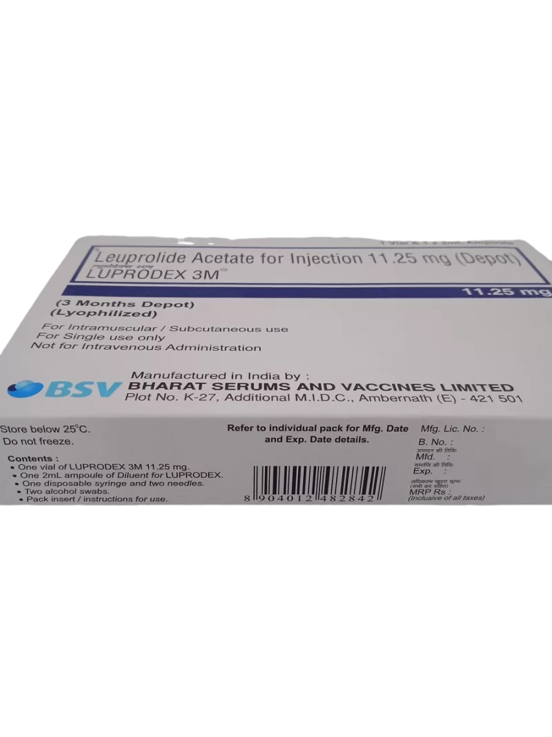 LUPRODEX 3M 11.25 MG - 1 VAIL AND 1 AMPOULE OF 2ML - Image 3
