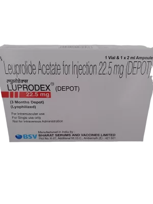LUPRODEX DEPOT 22.5 MG - 1 VIAL AND 1 AMPOULE OF 2ML