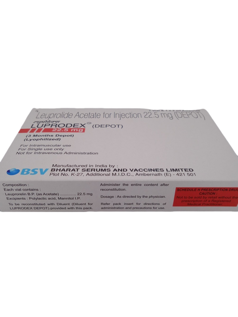 LUPRODEX DEPOT 22.5 MG - 1 VIAL AND 1 AMPOULE OF 2ML - Image 3