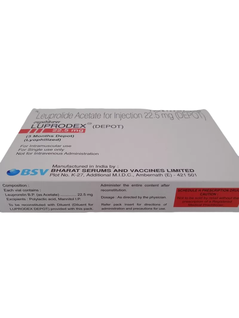LUPRODEX DEPOT 22.5 MG - 1 VIAL AND 1 AMPOULE OF 2ML - Image 3