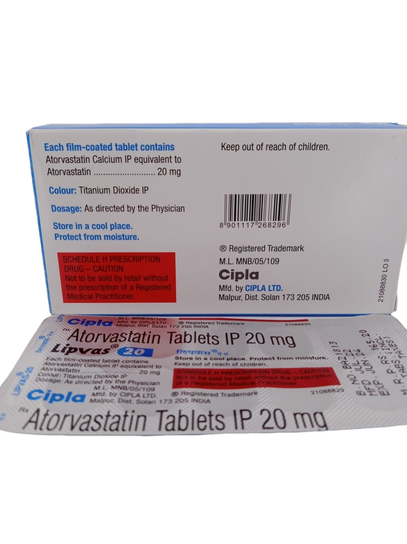 LIPVAS 20 MG - 10 TABLET - Image 4