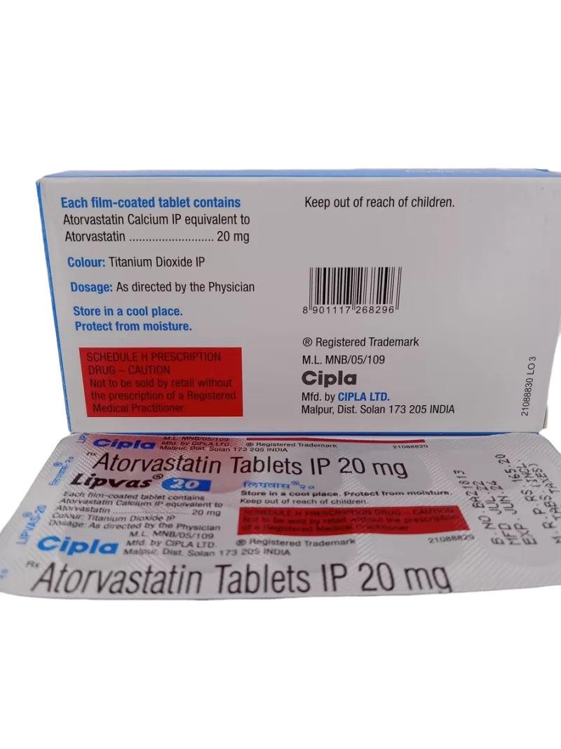 LIPVAS 20 MG - 10 TABLET - Image 4