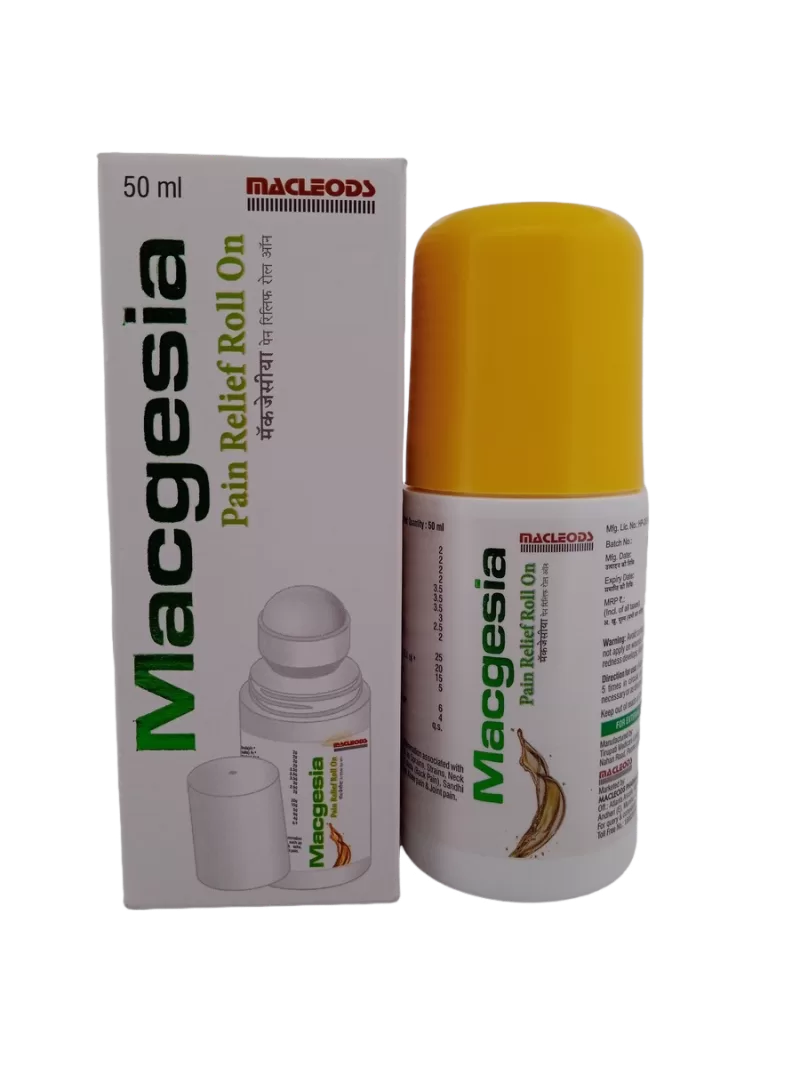 MACGESIA PAIN RELIEF ROLL ON - 1 BOTTLE OF 50ML - Image 2