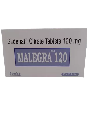 MALEGRA 120 MG - 10 TABLETS
