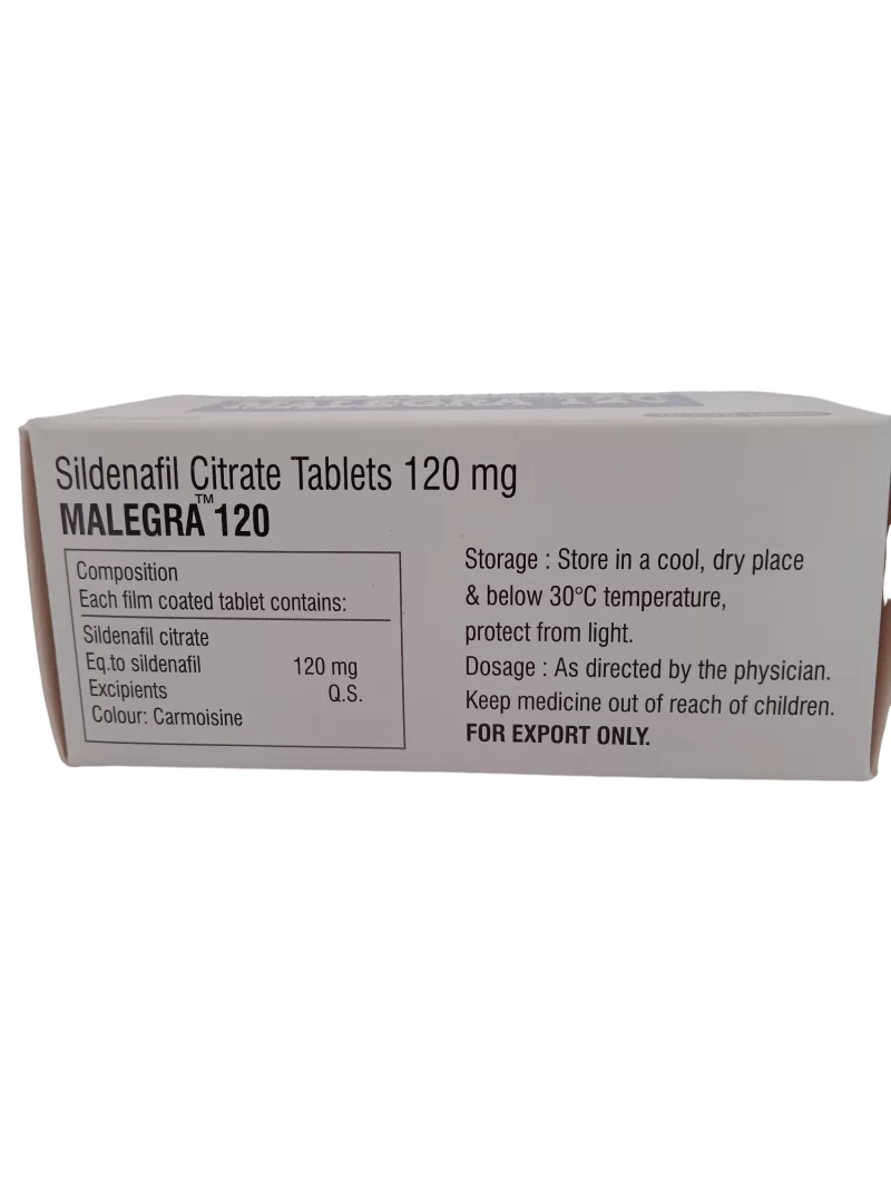 MALEGRA 120 MG - 10 TABLETS - Image 4