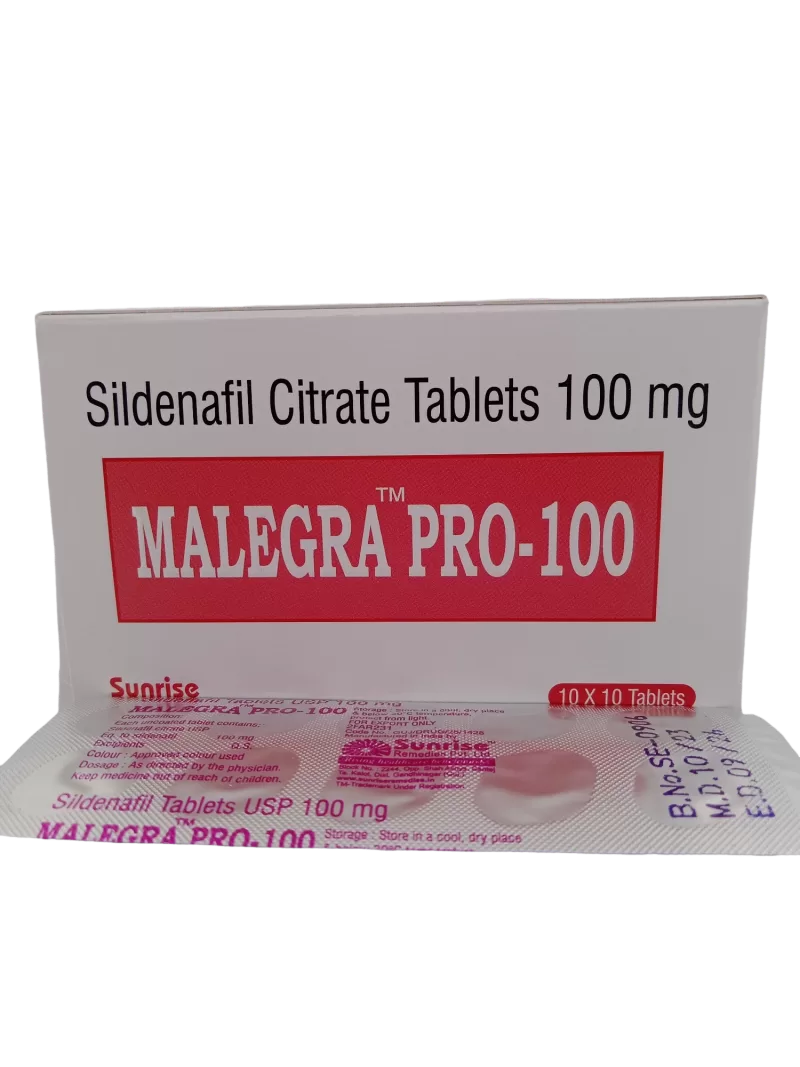 MALEGRA PRO 100 MG - 10 TABLETS - Image 3
