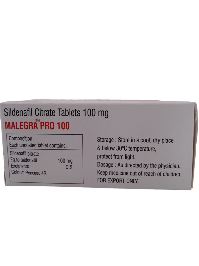 MALEGRA PRO 100 MG - 10 TABLETS - Image 4