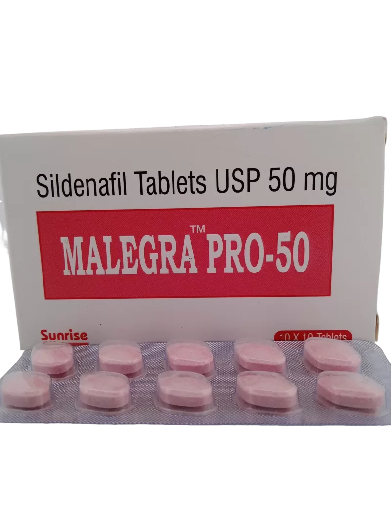 MALEGRA PRO 50 MG - 10 TABLETS - Image 2
