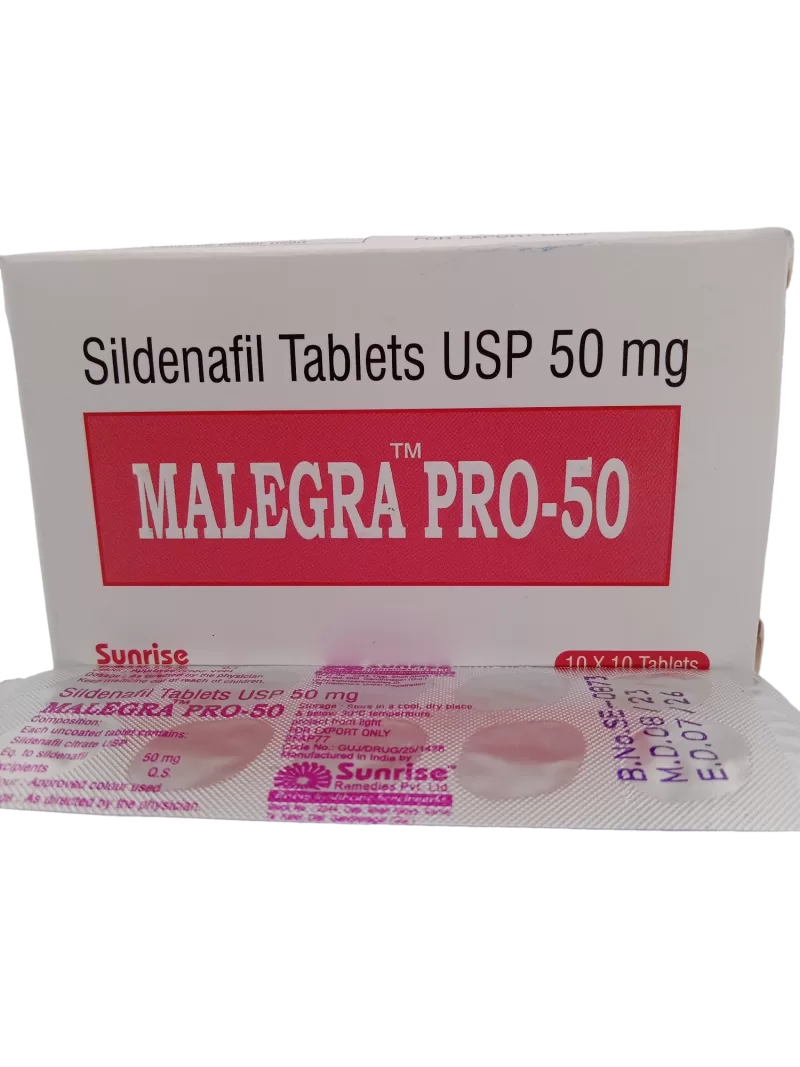 MALEGRA PRO 50 MG - 10 TABLETS - Image 3