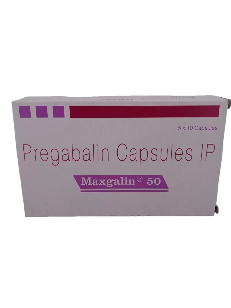 MAXGALIN 50 MG - 10 CAPSULES