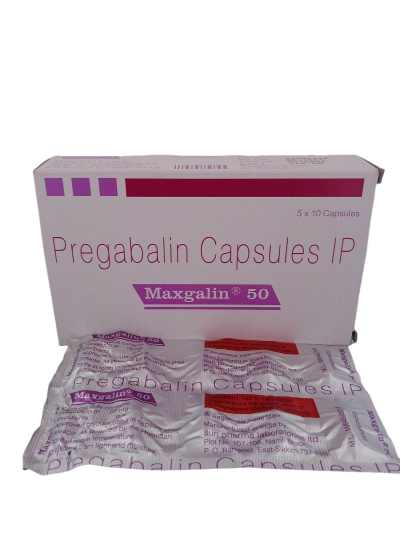 MAXGALIN 50 MG - 10 CAPSULES - Image 2