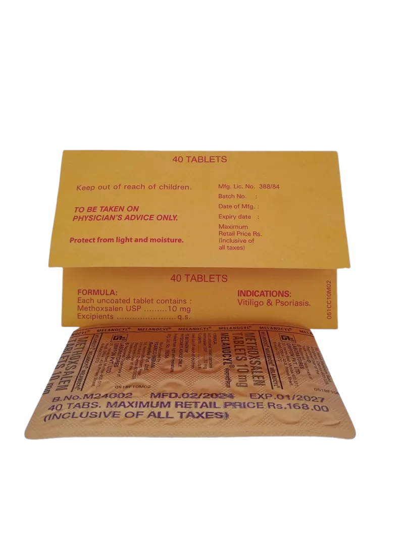 MELANOCYL 10 MG - 40 TABLETS - Image 4