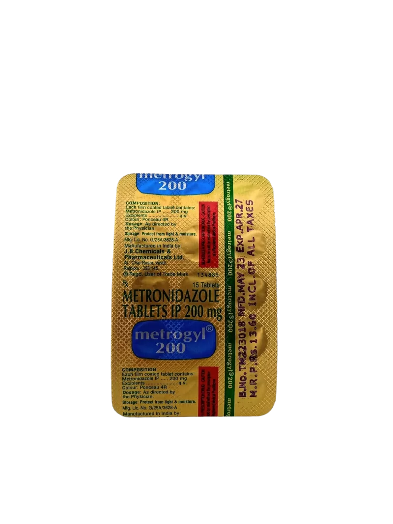 METROGYL 200MG - 20TABLETS - Image 2