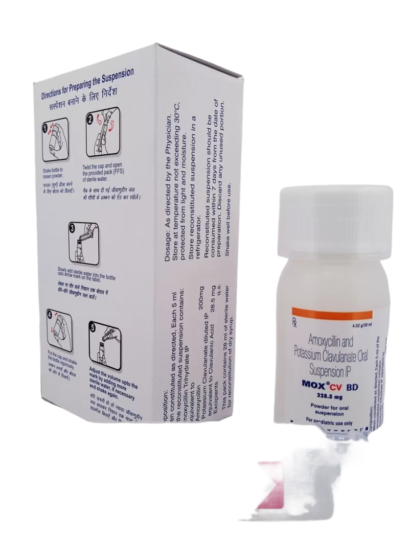 MOX CV BD 228.5 MG - 1 BOTTLE OF 4.02g/30ML - Image 3