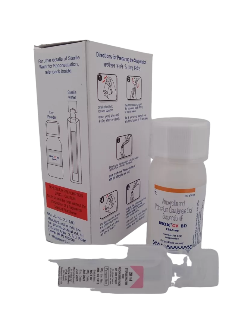MOX CV BD 228.5 MG - 1 BOTTLE OF 4.02g/30ML - Image 4