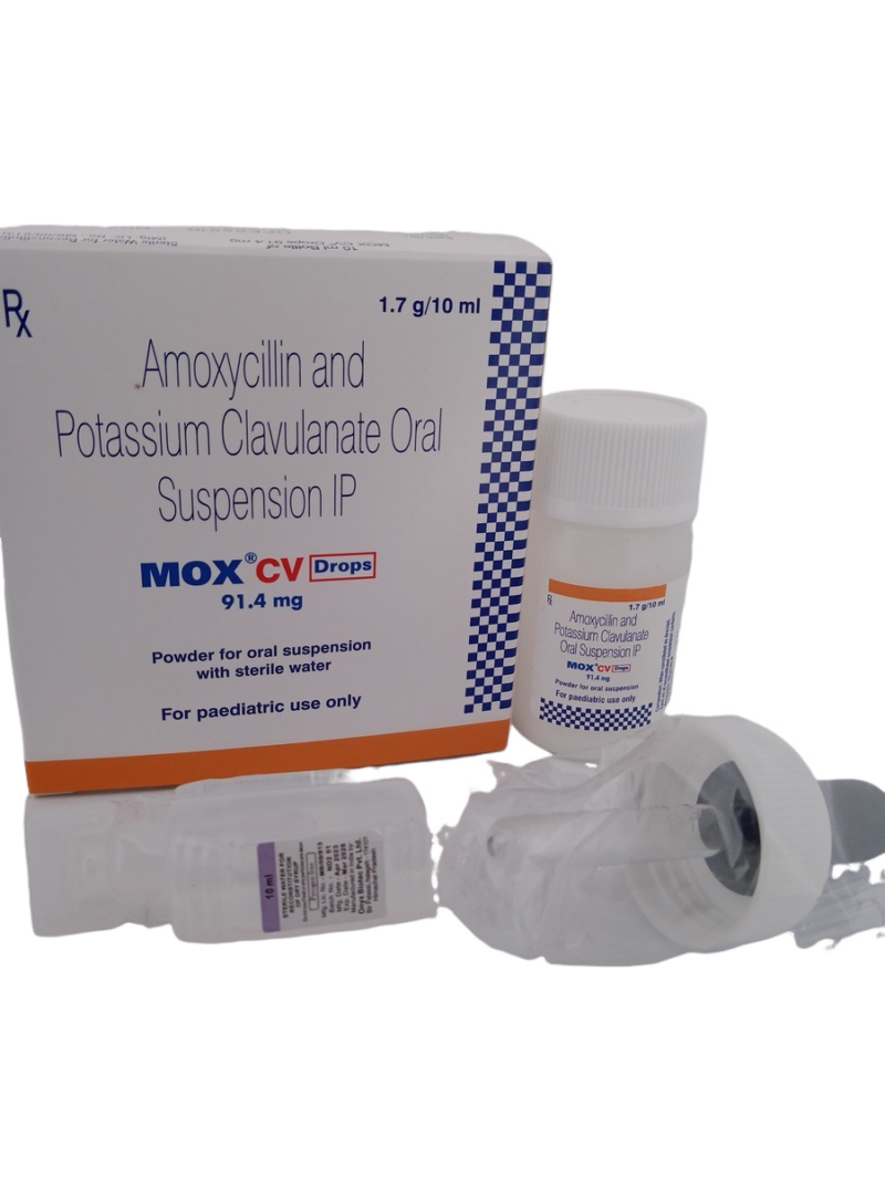 MOX CV DROPS 91.4 MG - 1 BOTTLE OF 1.7g/10ML - Image 2