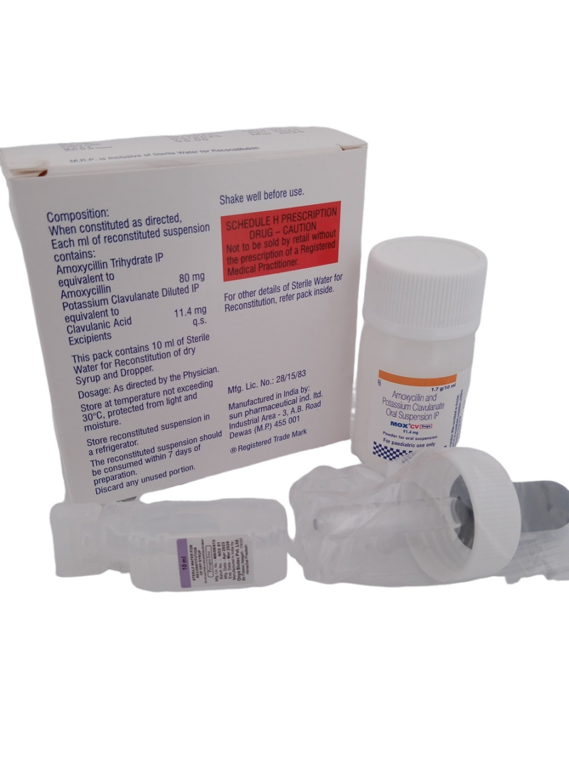 MOX CV DROPS 91.4 MG - 1 BOTTLE OF 1.7g/10ML - Image 3