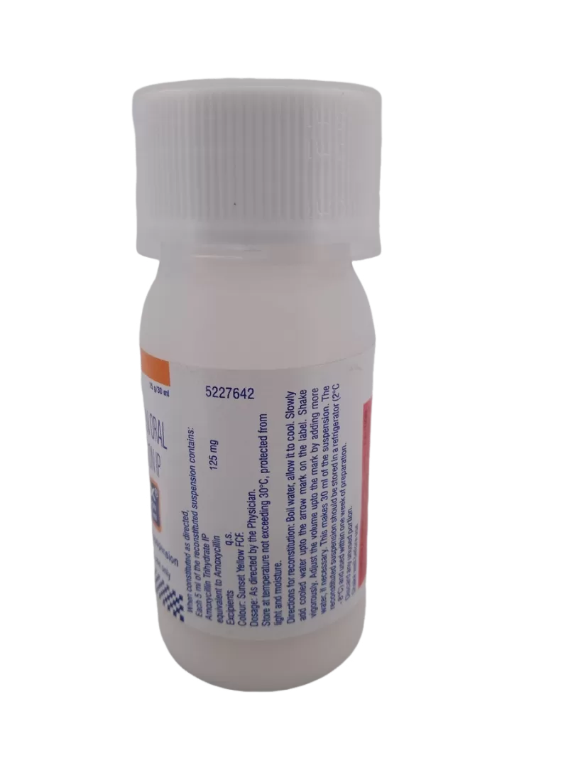 MOX SUSPENSION 125MG/5ML - 1 BOTTLE OF 15g/30ML - Image 2