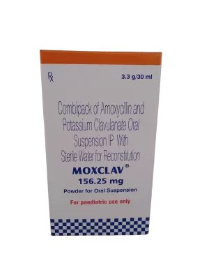 MOXCLAV 156.25 MG - 1 BOTTLE OF 3.3g/30ML