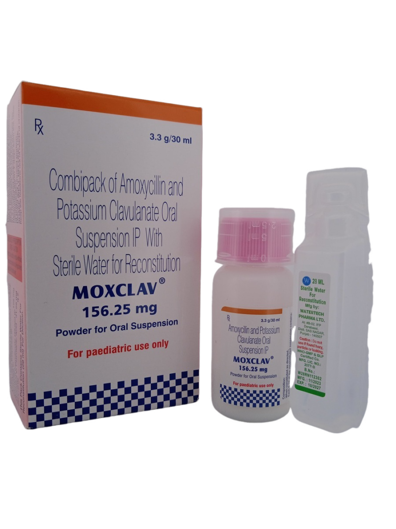 MOXCLAV 156.25 MG - 1 BOTTLE OF 3.3g/30ML - Image 2