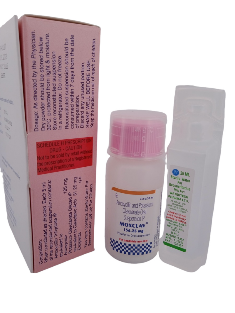 MOXCLAV 156.25 MG - 1 BOTTLE OF 3.3g/30ML - Image 4