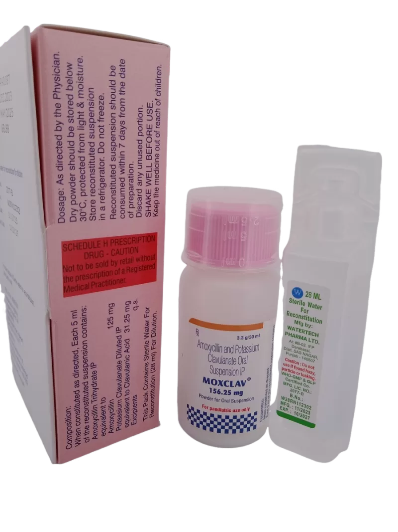 MOXCLAV 156.25 MG - 1 BOTTLE OF 3.3g/30ML - Image 4