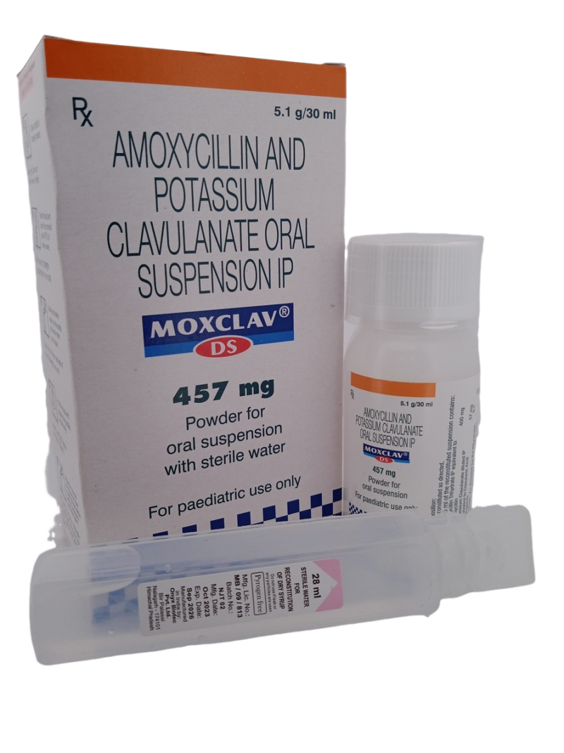 MOXCLAV DS 457 MG - 1 BOTTLE OF 5.1g/30ML - Image 2