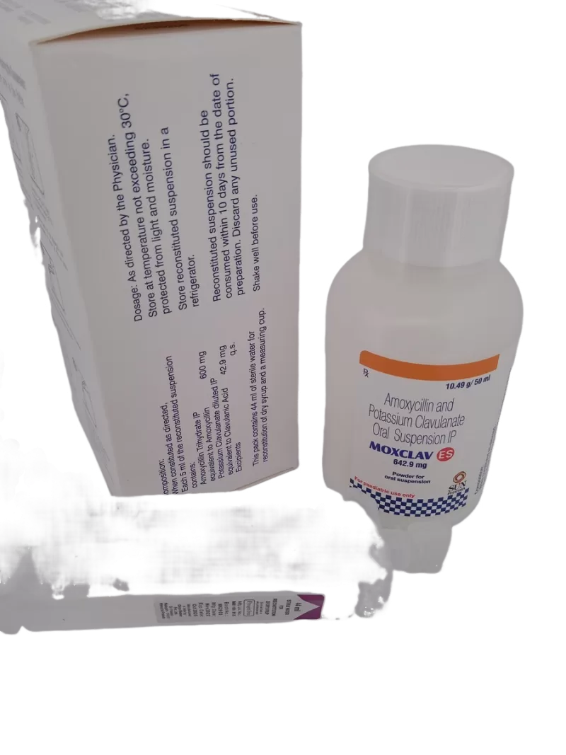 MOXCLAV ES 642.9 MG - 1 BOTTLE OF 10.49g/50ML - Image 3