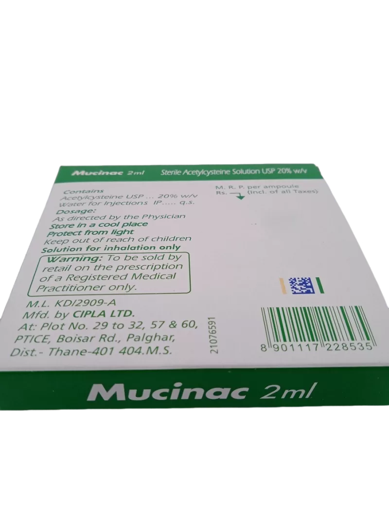 MUCINAC - 1 AMPOULE OF 2ML - Image 4