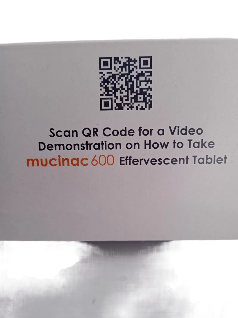 MUCINAC 600 MG - 10 TABLETS - Image 4