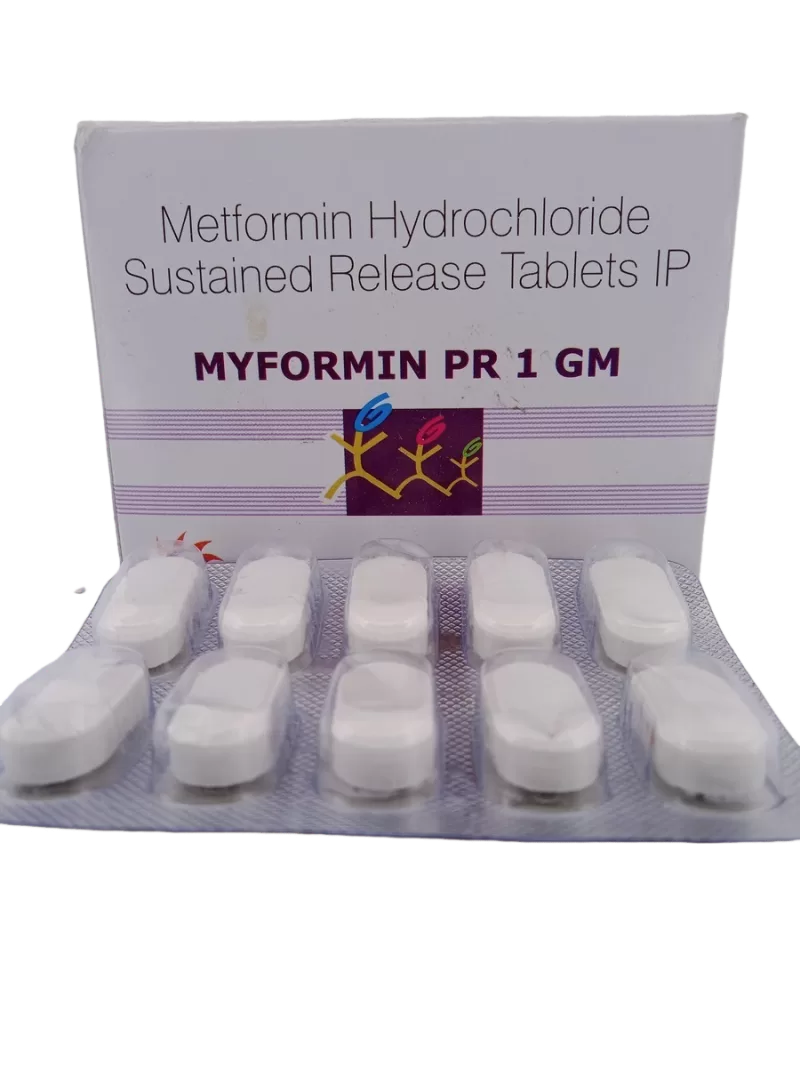 MYFORMIN PR 1 GM - 10 TABLET - Image 2