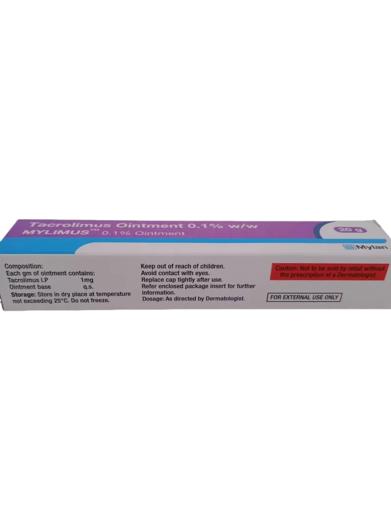 MYLIMUS 0.1% OINTMENT - 1 TUBE OF 20GM - Image 4
