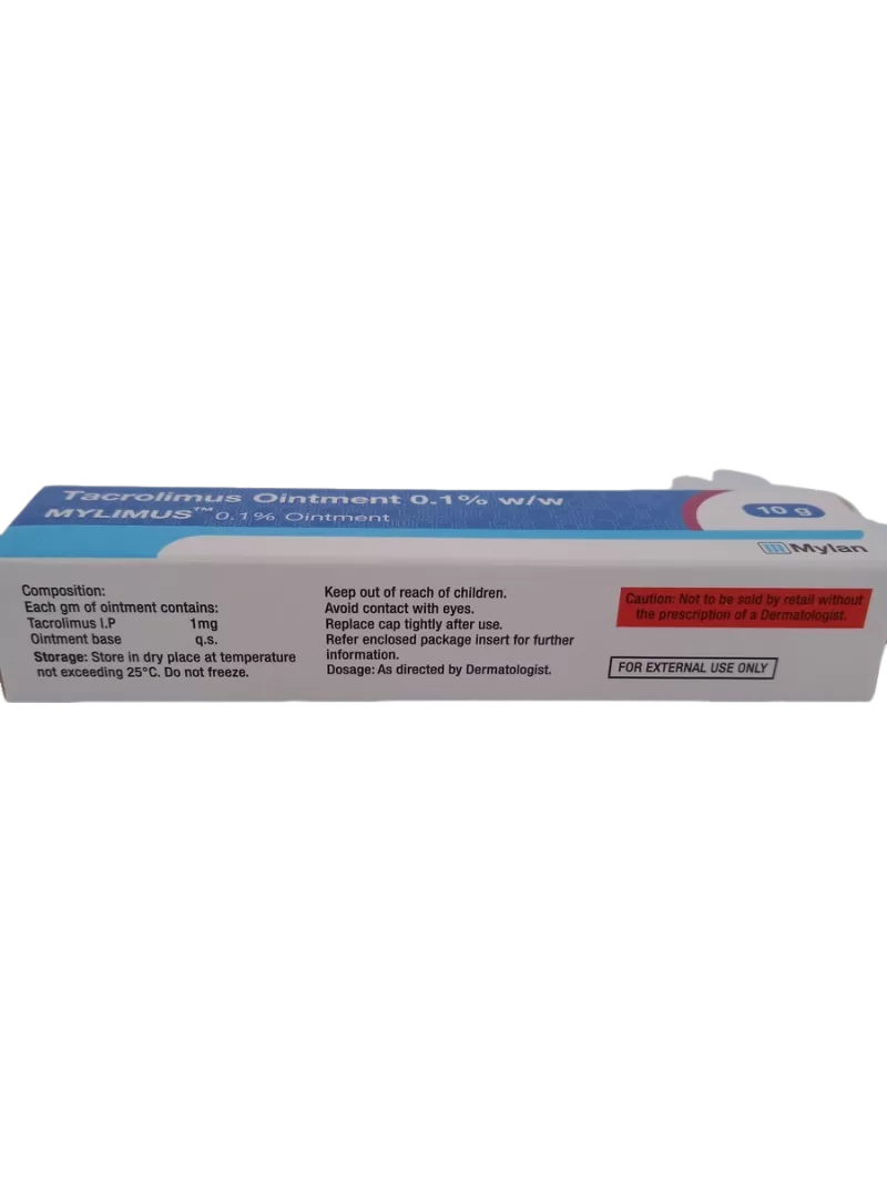 MYLIMUS 0.1% OINTMENT - 1 TUBE OF 10GM - Image 4