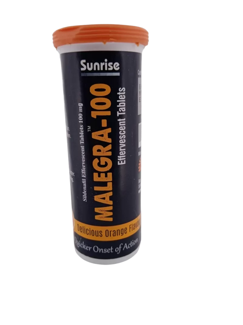 MALEGRA (EFFERVESCENT) 100 MG - 1 PACK - Image 2