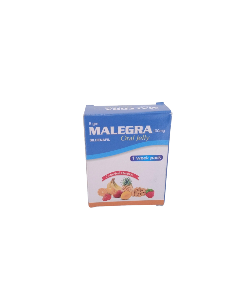 MALEGRA 100 MG ORAL JELLY - 7 JELLY