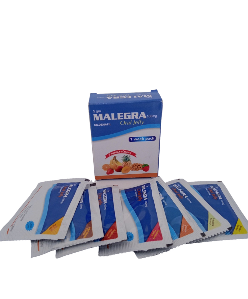 MALEGRA 100 MG ORAL JELLY - 7 JELLY - Image 2