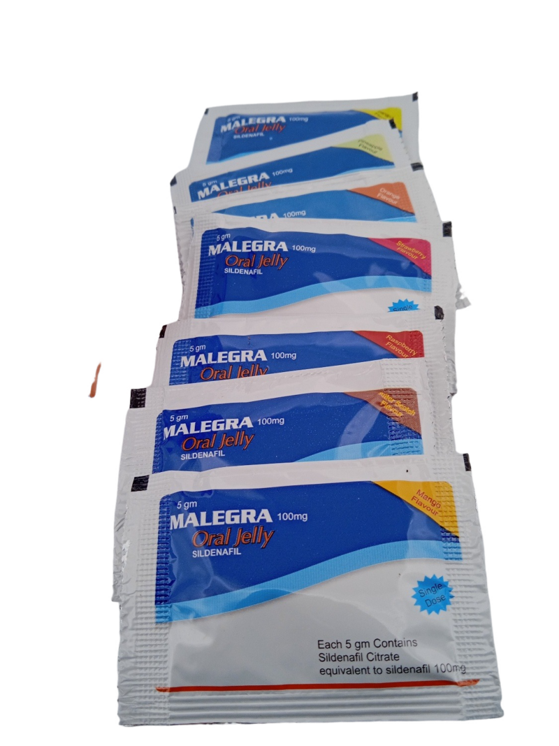 MALEGRA 100 MG ORAL JELLY - 7 JELLY - Image 3