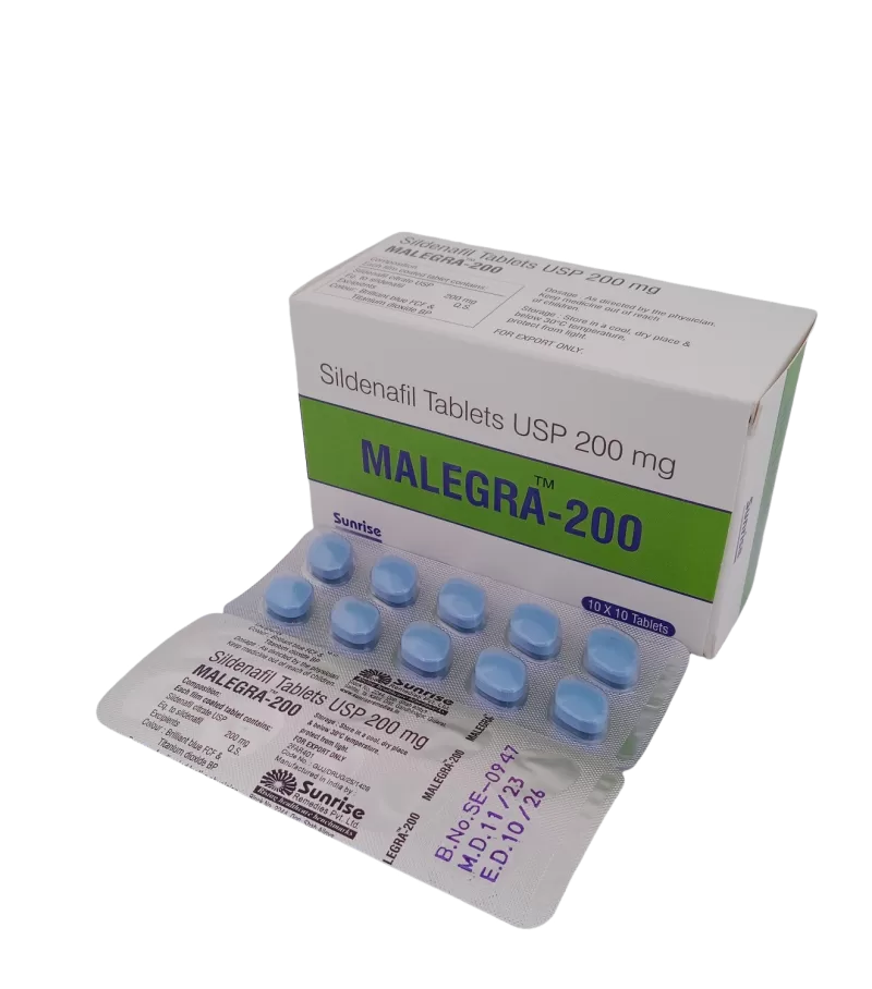 MALEGRA 200 MG - 10 TABLETS - Image 2