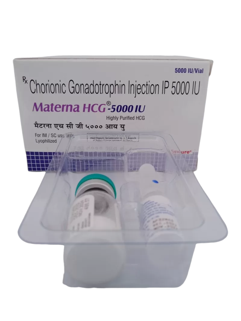 MATERNA HCG 5000IU - 1 AMPOULE - Image 3