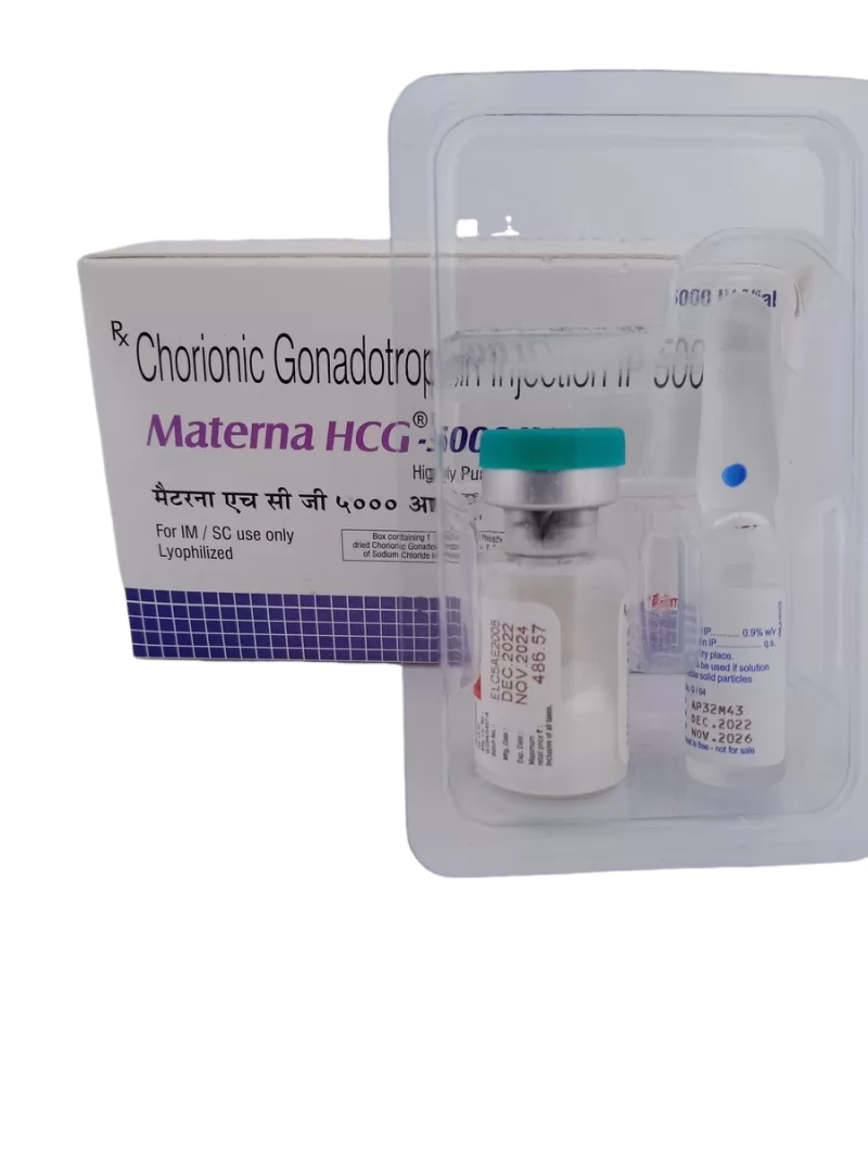 MATERNA HCG 5000IU - 1 AMPOULE - Image 2