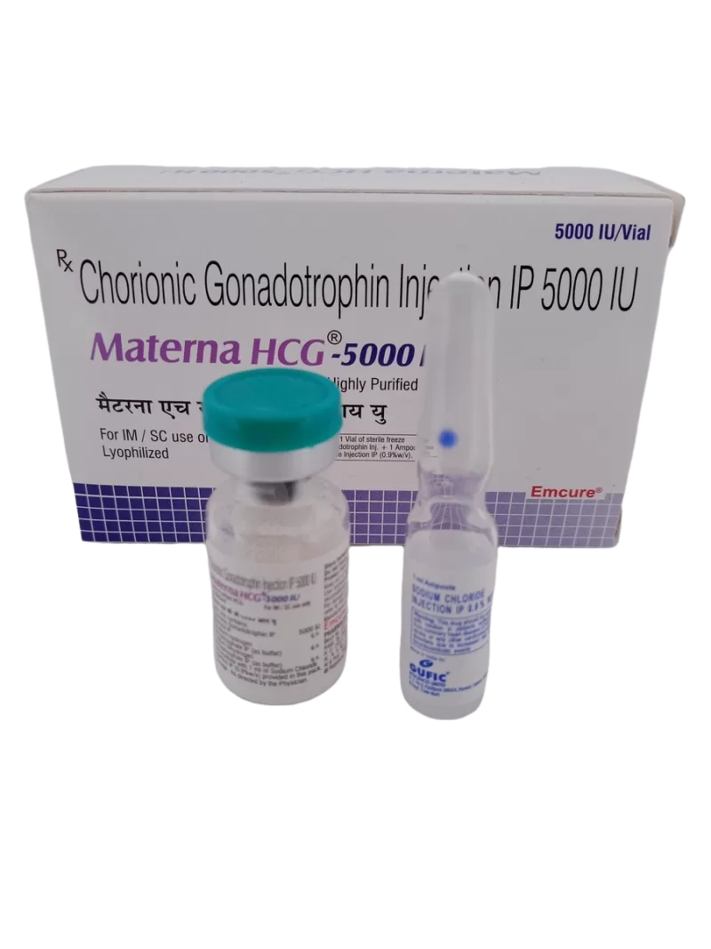 MATERNA HCG 5000IU - 1 AMPOULE - Image 4
