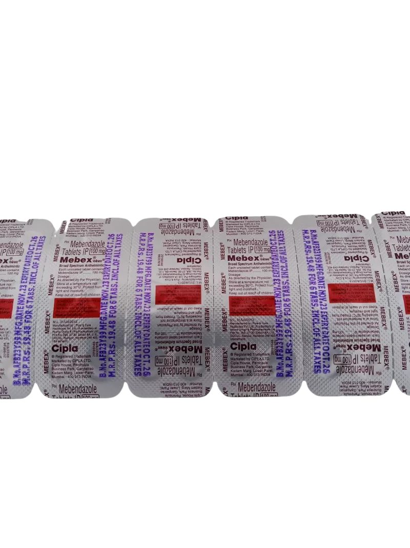MEBEX 100 MG - 6 TABLETS - Image 4