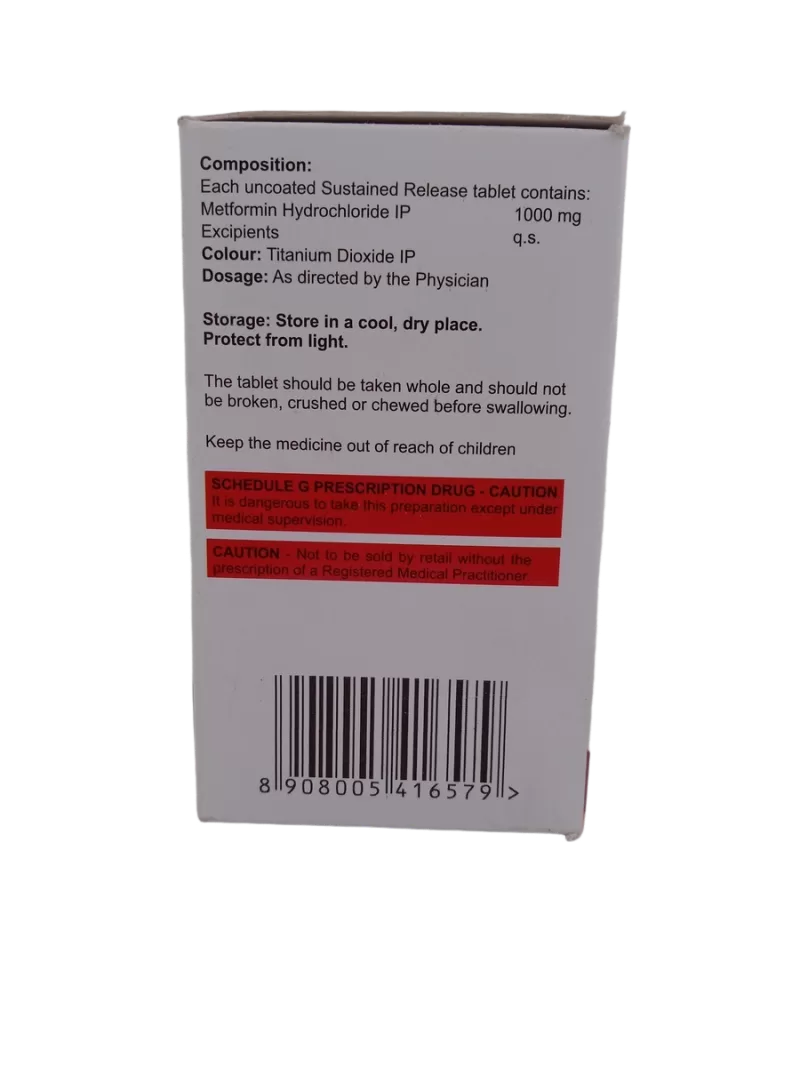 METFORD 1000 SR - 10 TABLETS - Image 4