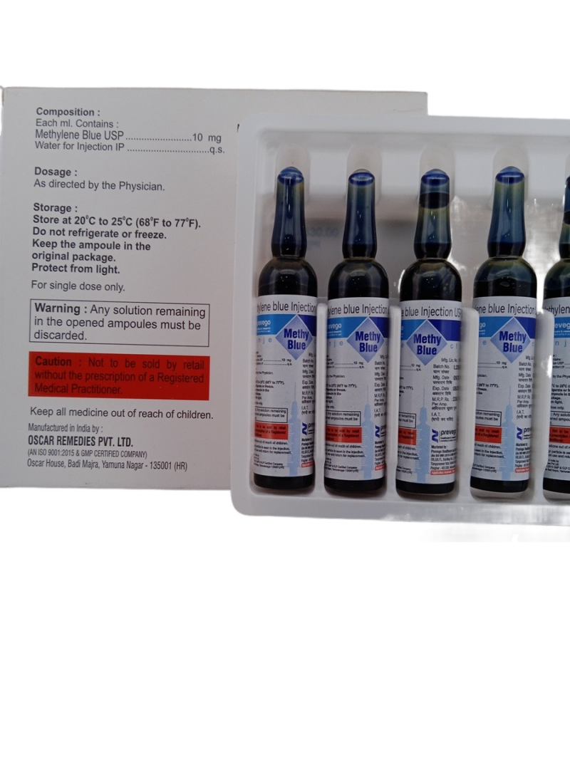METHY BLUE 10 MG - 5 INJECTION - Image 3