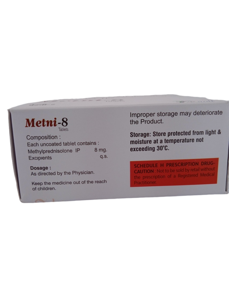 METNI 8 MG - 10 TABLETS - Image 4