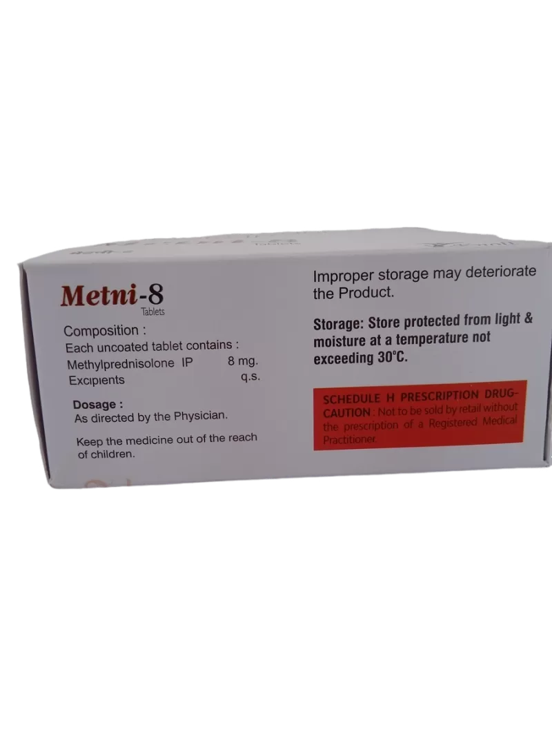 METNI 8 MG - 10 TABLETS - Image 4