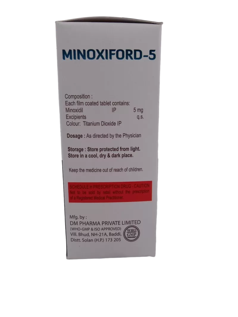 MINOXIFORD 5MG - 10 TABLETS - Image 4