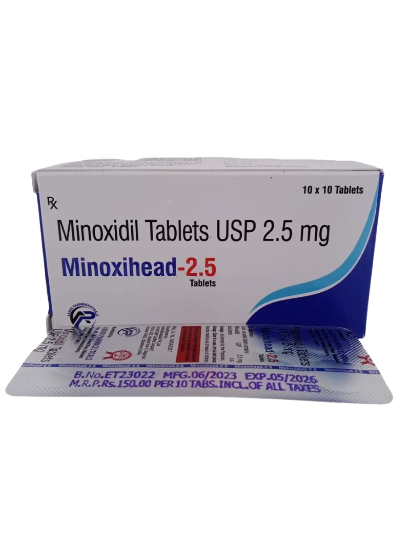 MINOXYHEAD 2.5 MG - 10 TABLETS - Image 3